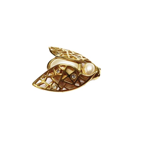 Gold-plated Cicada brooch, Christian Dior - Image 2