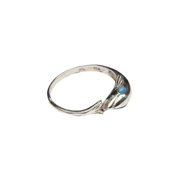 Bague en argent en forme de dauphin (835) – Image 2