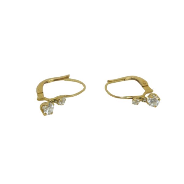 Gold earrings (18k) - Image 2