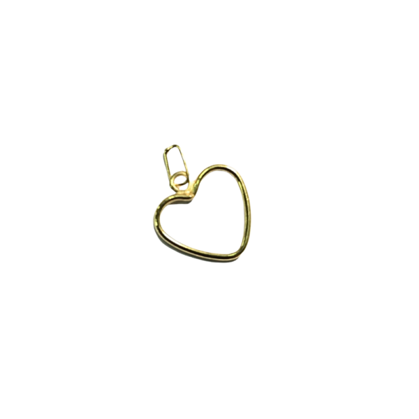 Gold heart pendant (18k)